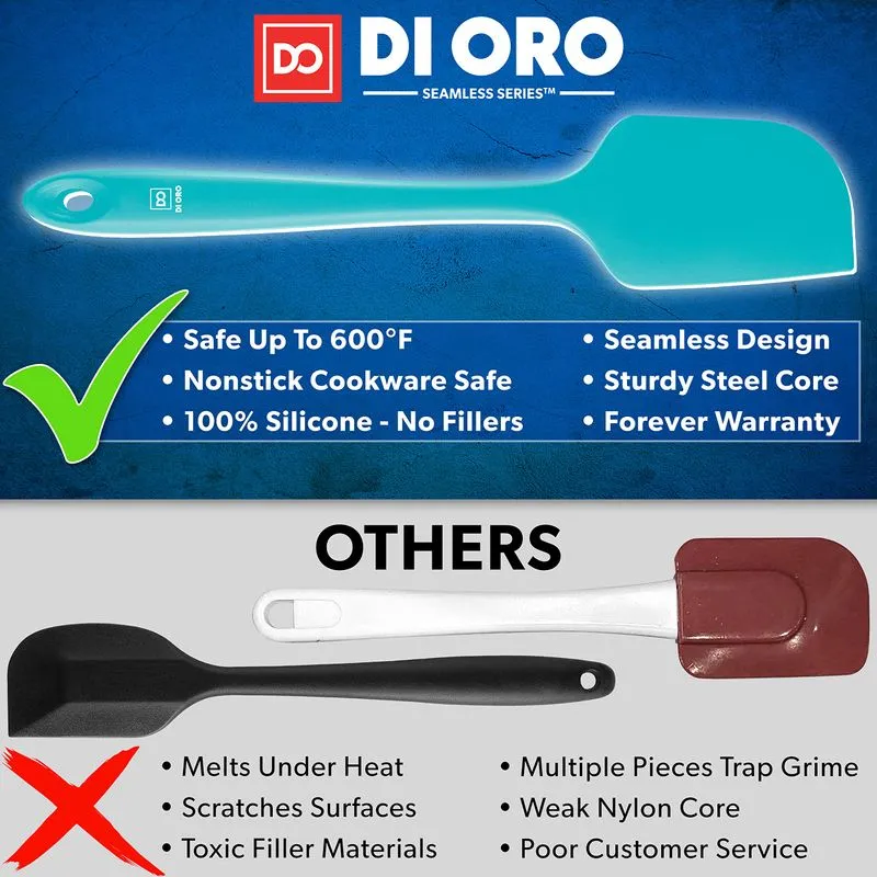 Conjunto De Espátulas Da Série Oro Silicone Seamless 3 Peça
