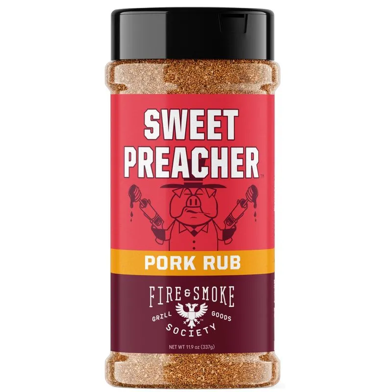 Tempero Para Churrasco Fire &amp; Smoke Society Sweet Preacher Pork Rub