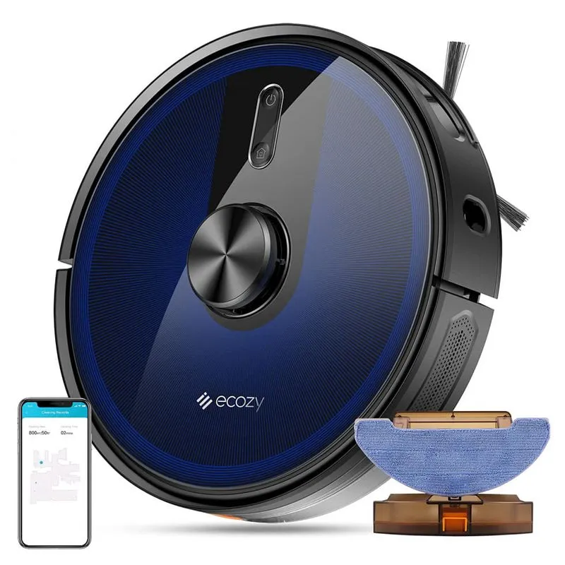 Aspirador de Pó Robô Ecozy LD200B com Mapeamento Multinível, 110V, Azul