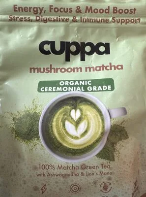 Cuppa Organic Ceremonial Grade Mushroom Matcha