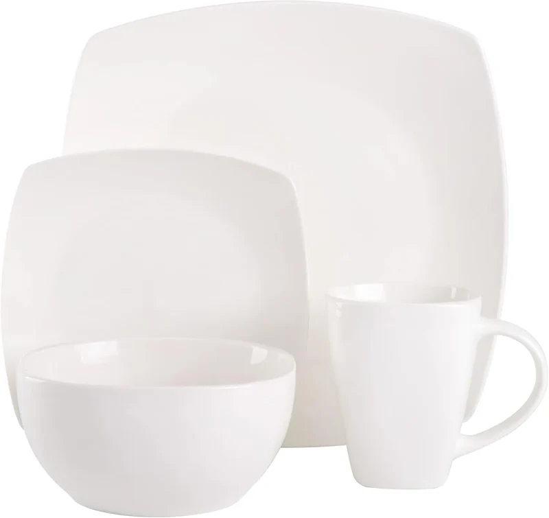 Dinnerware Set - Soho Lounge - White Imperfect