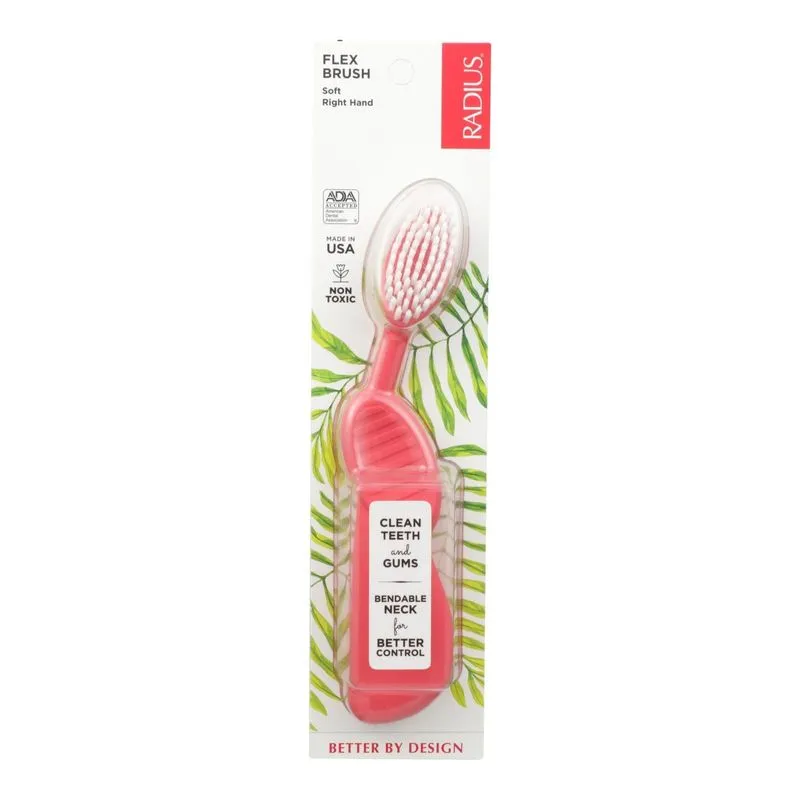 Escova De Dentes Radius Scuba Right Hand Soft Bristles X6