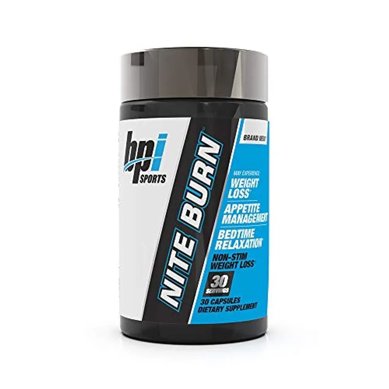 Bpi Sports Nite Burn – Fat Burner – Pílula Para Dormir – Keto-friendly – Perda De Peso, Gordura De Queimadura, Relaxamento, Impulso
