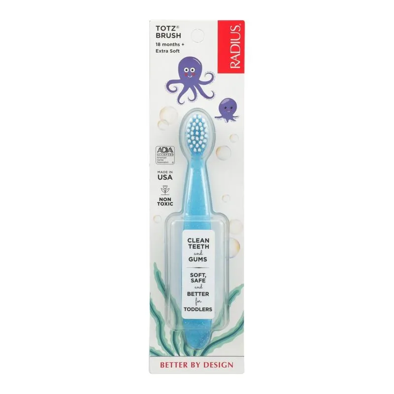 Escova De Dentes Radius Totz, 18 Meses Ou Mais, Capa Extra Macia De 6