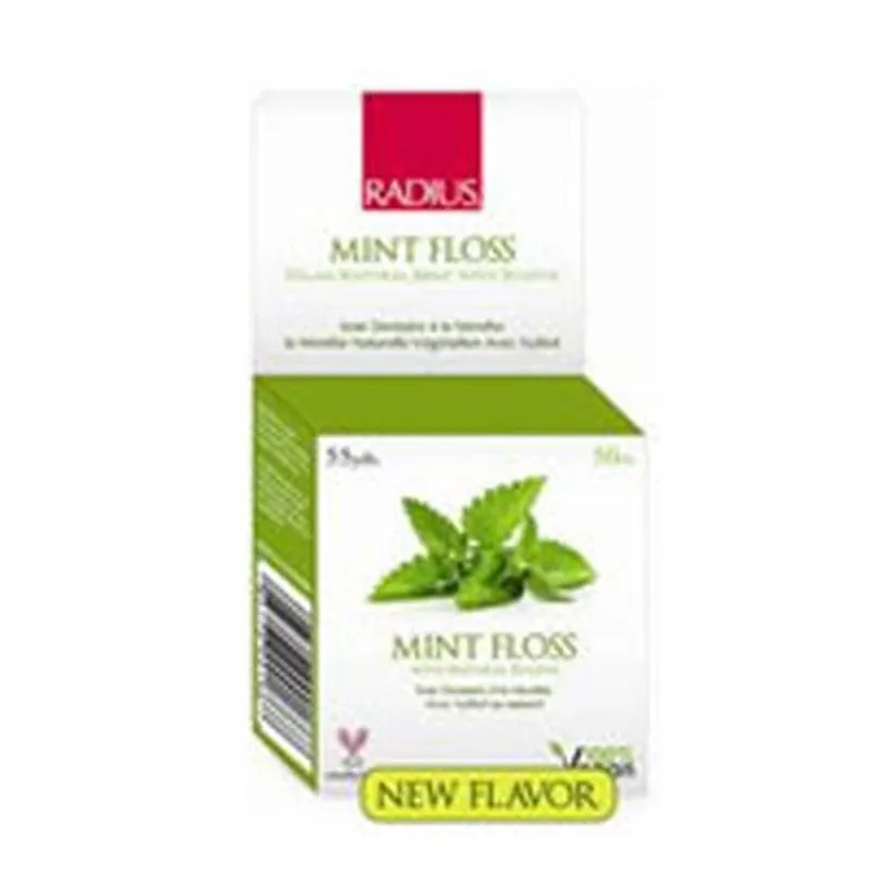 Vegan Xylitol Floss Mint 55 Jardas Por Raio