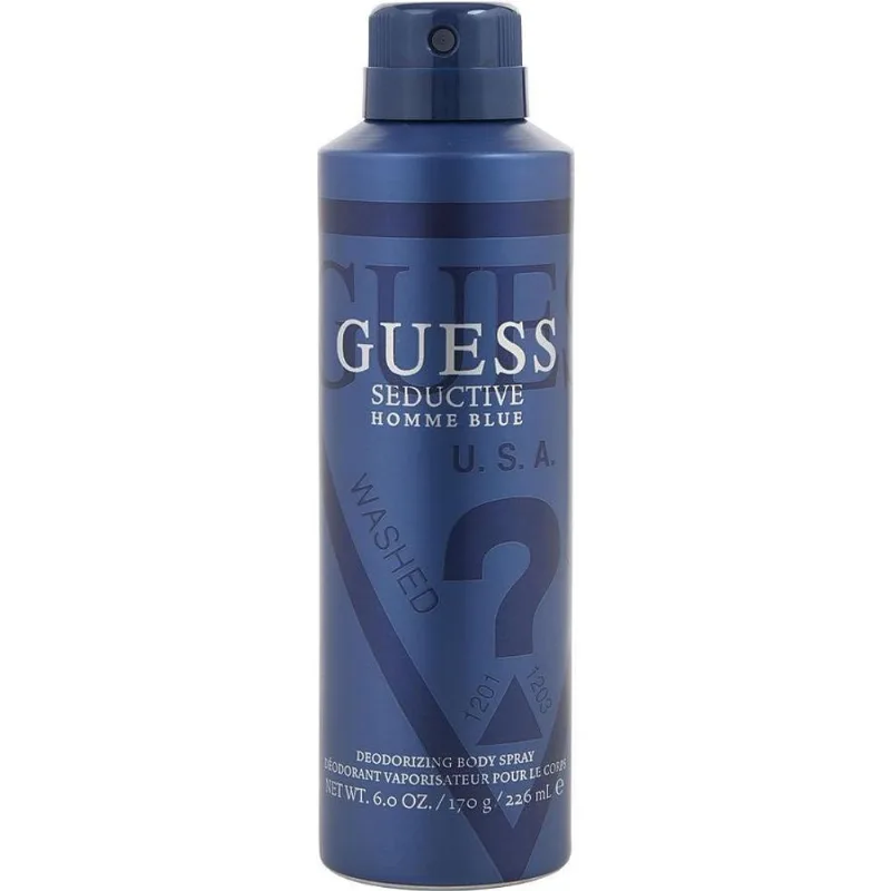 Água De Cheiro Masculina Guess Seductive Homme Blue Spray Corporal 180 Ml
