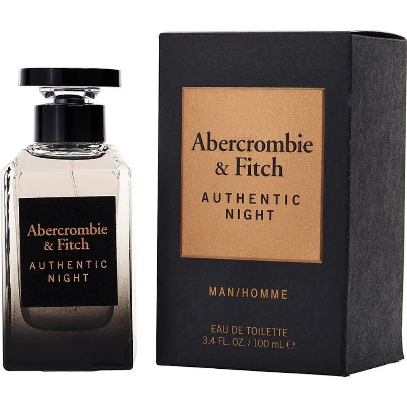 Perfume Masculino Abercrombie &amp; Fitch Authentic Night Edt Spray 100 Ml