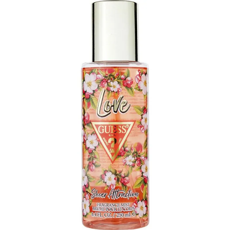 Água De Cheiro Feminino Guess Love Sheer Attraction Fragrance Mist 250 Ml