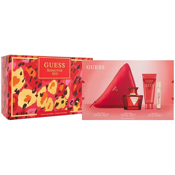 Guess Seductive Red Woman Set Eau De Toilette & Eau De Toilette 15ml & Bl 100ml + pouch 75ml 75ml