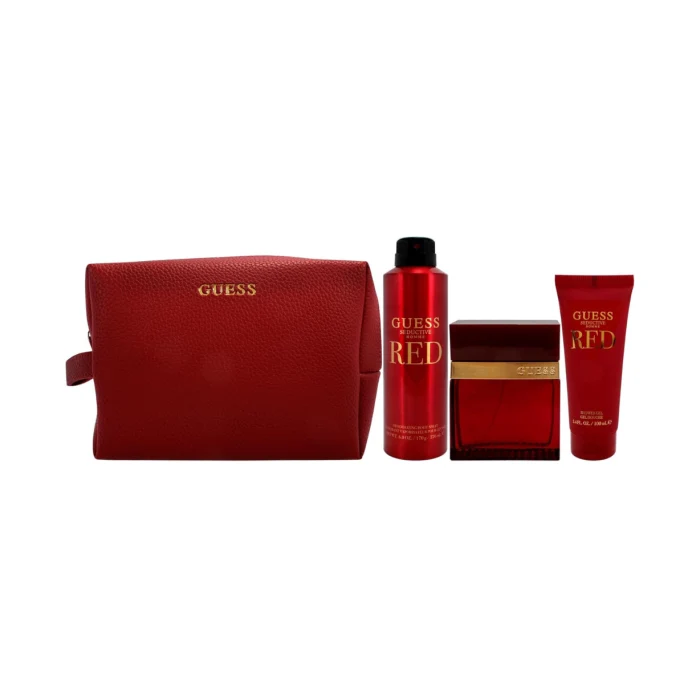 Guess Seductive Homme Red Man Set Eau De Toilette & Body Spray 226ml & Sg & Pouch 100ml 100ml