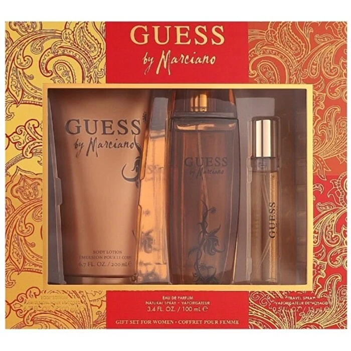 Guess By Marciano Woman Set Eau De Parfum & Bl 200ml & Eau De Parfum 15ml 100ml 100ml