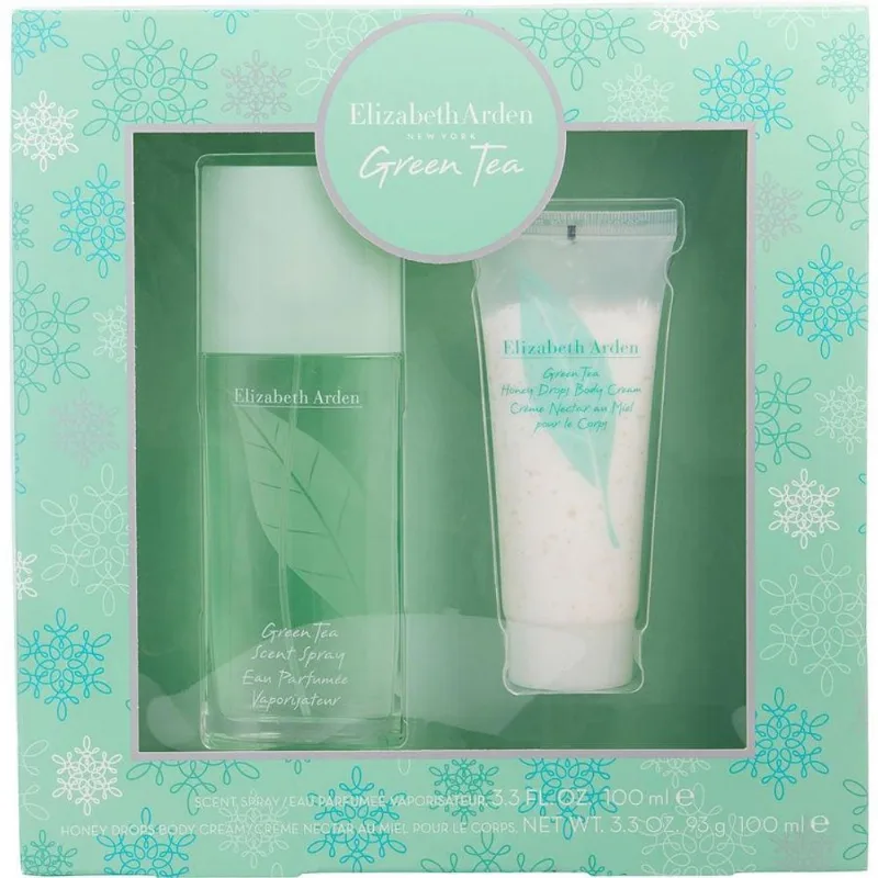 Perfume Feminino Elizabeth Arden Green Tea Edp Spray 100 Ml&amp;creme Corporal Honey Drops