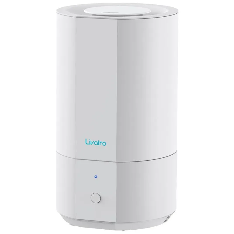 Umidificador Ultrassônico Portátil 4l, Com Desligamento Automático, Silencioso, 110v, Livatro, Branco