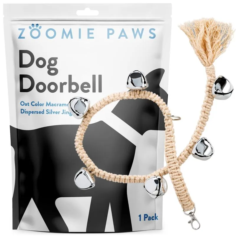 Campainhas Penduradas Para Treinar O Penico Zoomie Paws