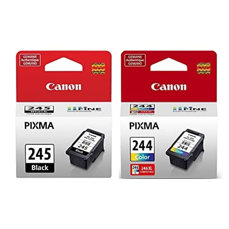 Canon PG-245 cartucho de tinta preto e Canon CL-244 cartucho de tinta colorida