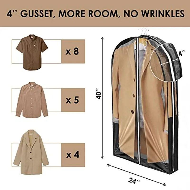Novo Comfyhomy 40 Polegadas Sacos De Vestuário Transparente Para Pano Pendurado