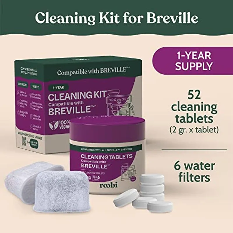 Roobi Breville Espresso Machine Cleaning &amp; Kit De Manutenção