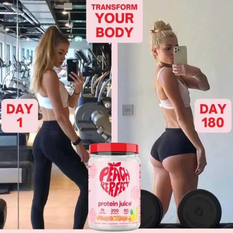 Suco De Proteína Perfeita De Pêssego Proteína Em Pó Para Mulheres, Mu
