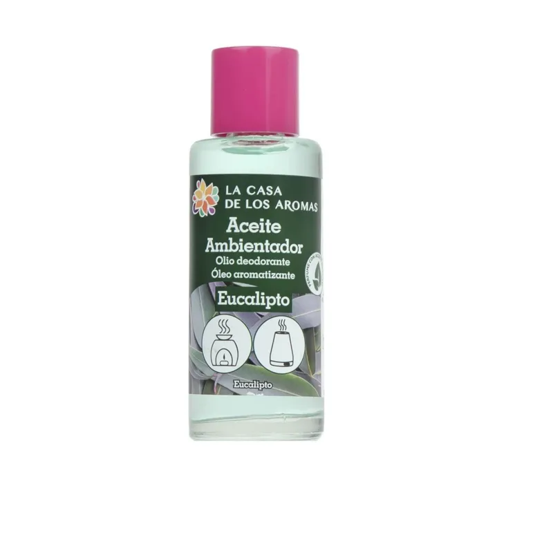Óleo Aromático De Eucalipto 55 Ml Para Queimadores De Essência