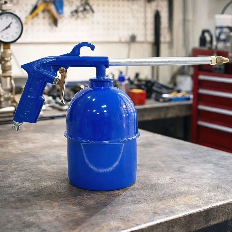 Pulverizador Pneumático Pistola Limpeza Bico Reto De 900ml