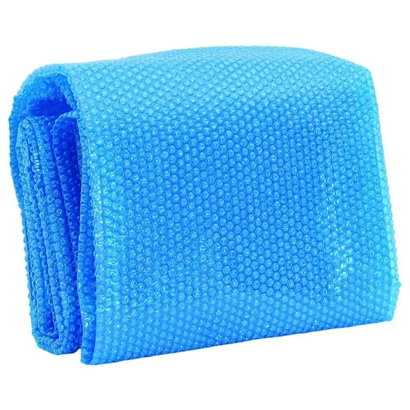 Cobertura Solar Para Piscina Vidaxl Redonda 488 Cm De Diâmetro Azul Pe