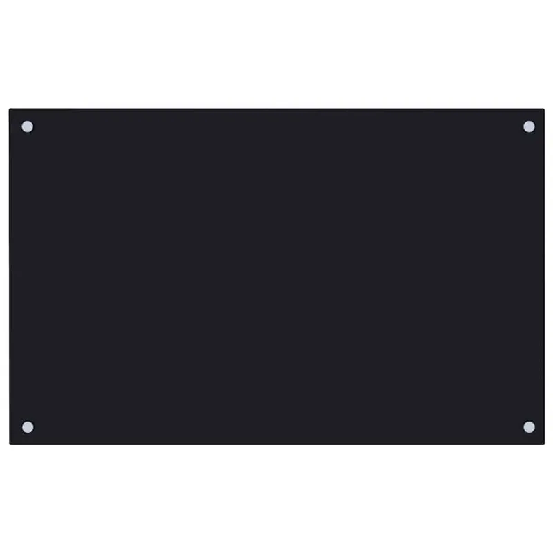 Vidro De Cozinha Backsplash Vidaxl Resistente A Arranhões Térmicos Preto