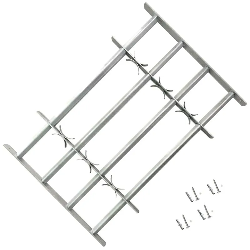 Grelha De Segurança Vidaxl Em Aço Galvanizado Para Windows 39,4-59,1cm