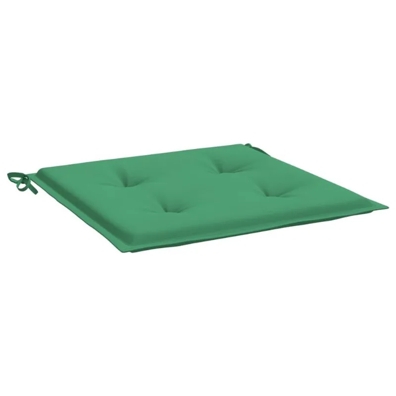 Set De 2 Cojines Para Silla De Jardín Vidaxl En Tejido Oxford Verde