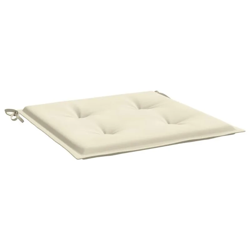 Set De 2 Cojines Para Silla De Jardín Vidaxl En Tela Oxford Crema
