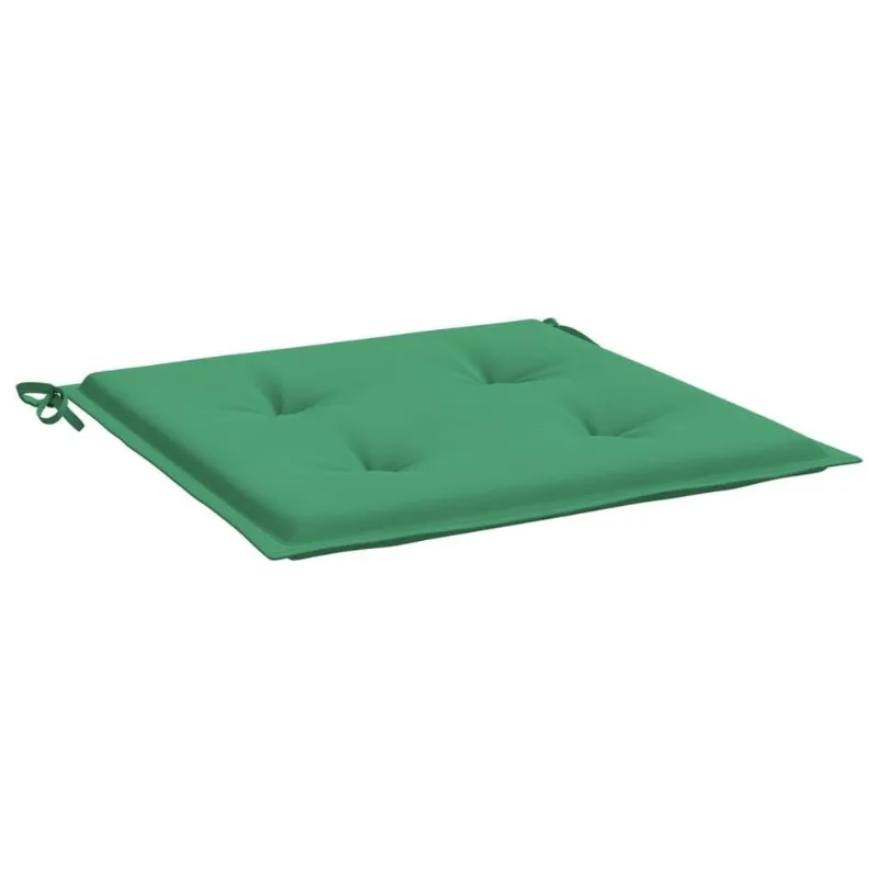 Cojines Para Sillas De Jardín Vidaxl Oxford Tela Verde Juego De 4
