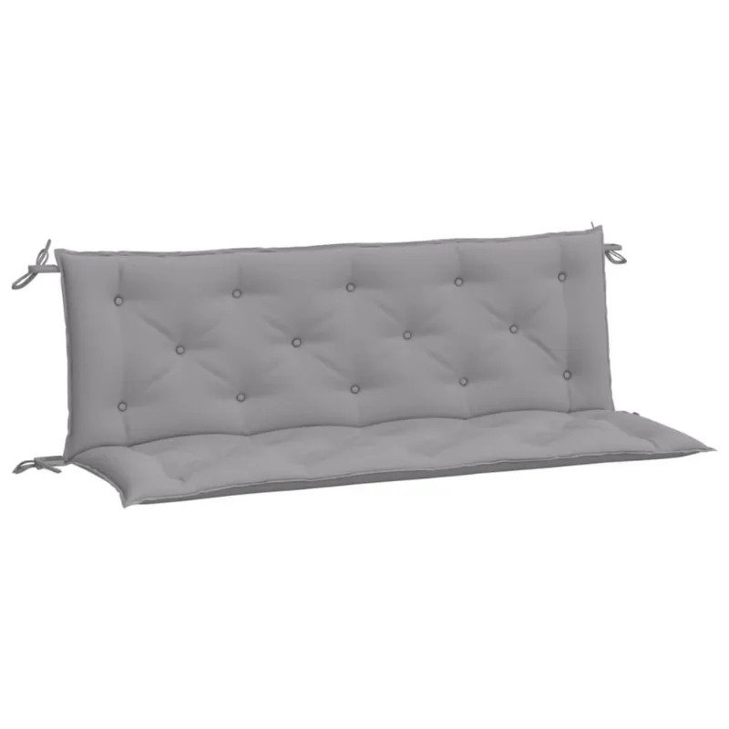 Almofadas De Banco De Jardim Vidaxl Grey Oxford Tecido 2 Peças