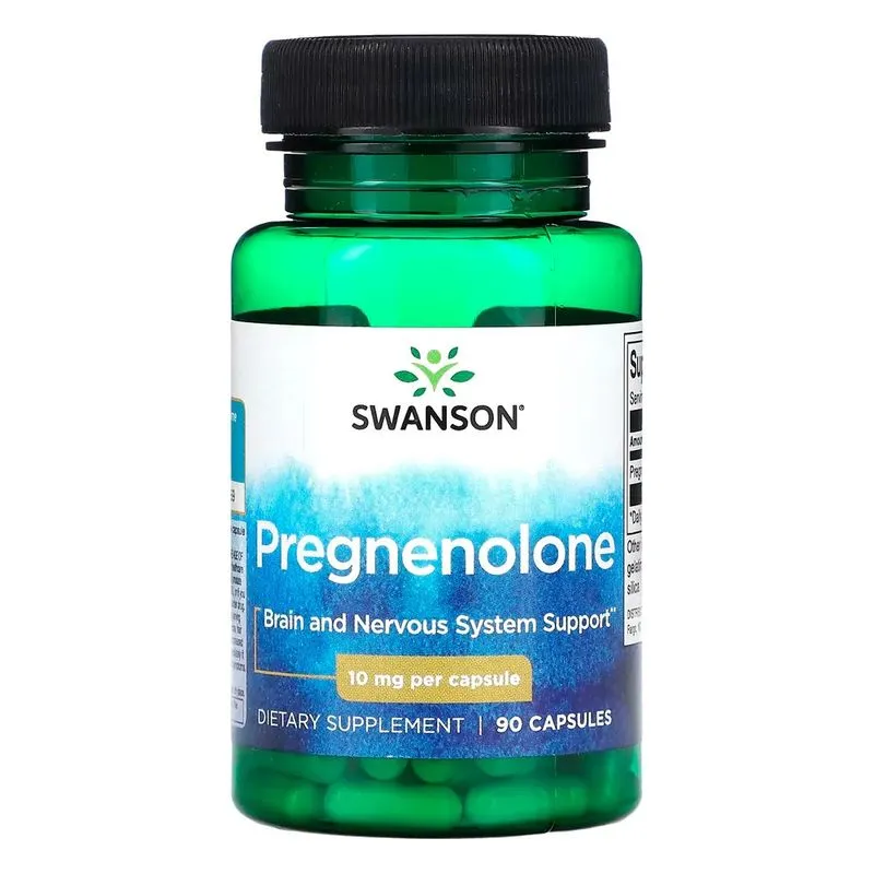Pregnenolone 10 Mg (60 Capsules) - Swanson