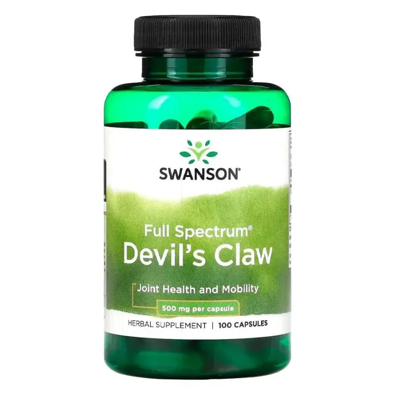 Devils Claw Garra Do Diabo 500mg (100 Capsules) - Swanson