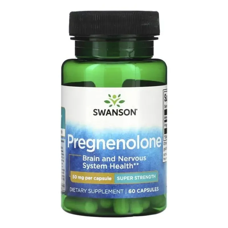Pregnenolone 50 Mg (60 Capsules) - Swanson
