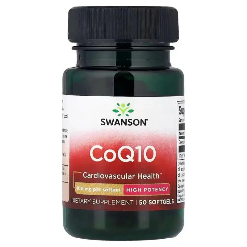 Coq10, Alta Potência, 100 Mg (50 Softgels) - Swanson