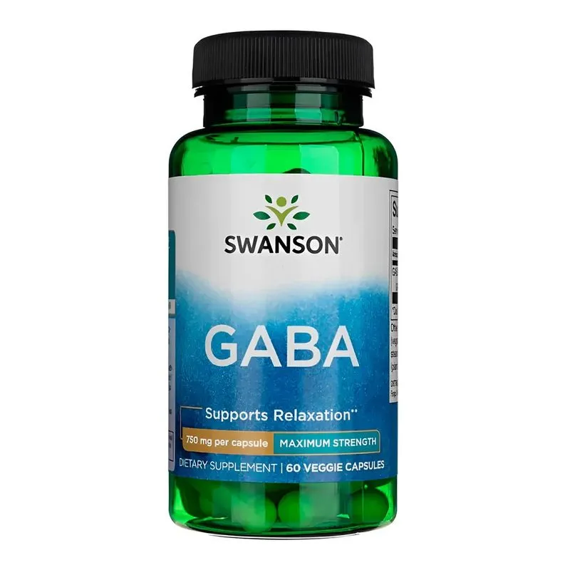 Gaba 750 Mg (60 Capsules) - Swanson
