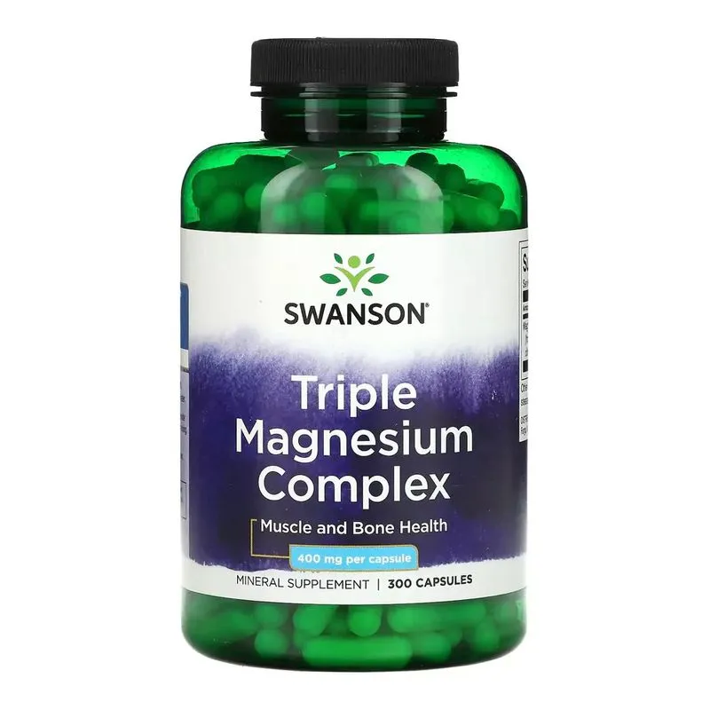 Triple Magnesium Complexo (300 Capsules) - Swanson