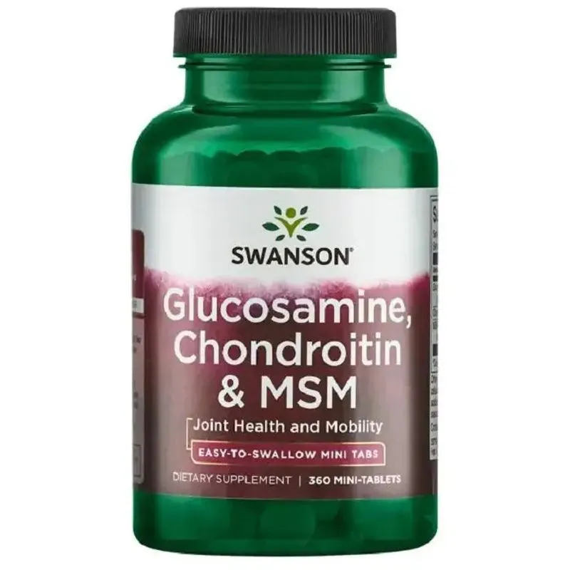 Glucosamine, Chondroitin, Msm (360 Mini Tabs) - Swanson