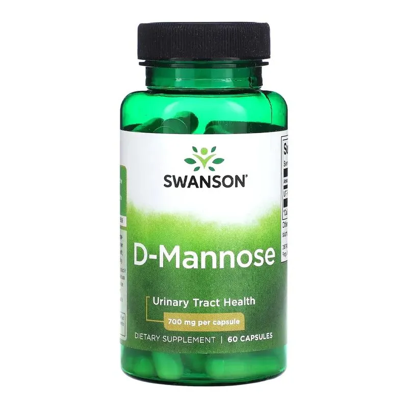 D-Mannose 700 Mg (60 Capsules) - Swanson