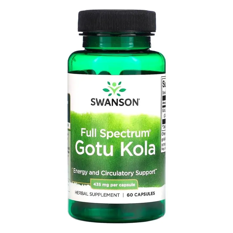 Gotu Kola 435 Mg (60 Capsules) - Swanson