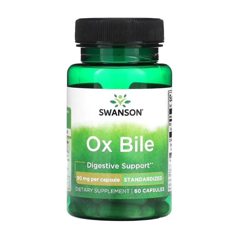 Ox Bile Bovina (60 Capsules) - Swanson