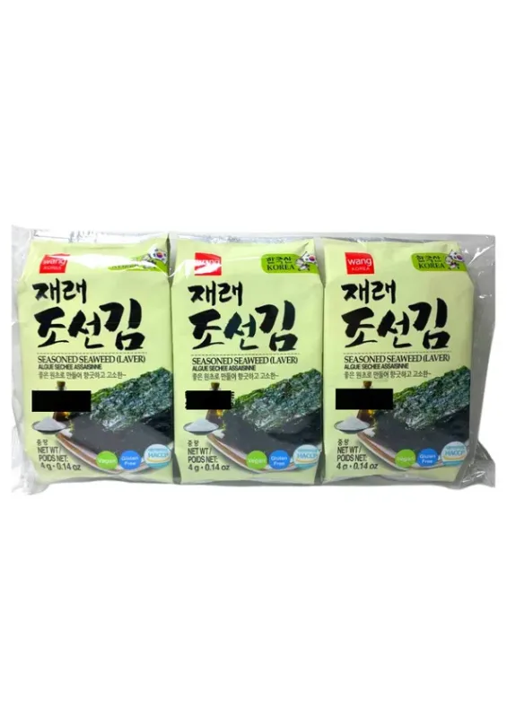 Alga Marinha Temperada Ajinori Jarekim 3px4g Wang Coréia do Sul
