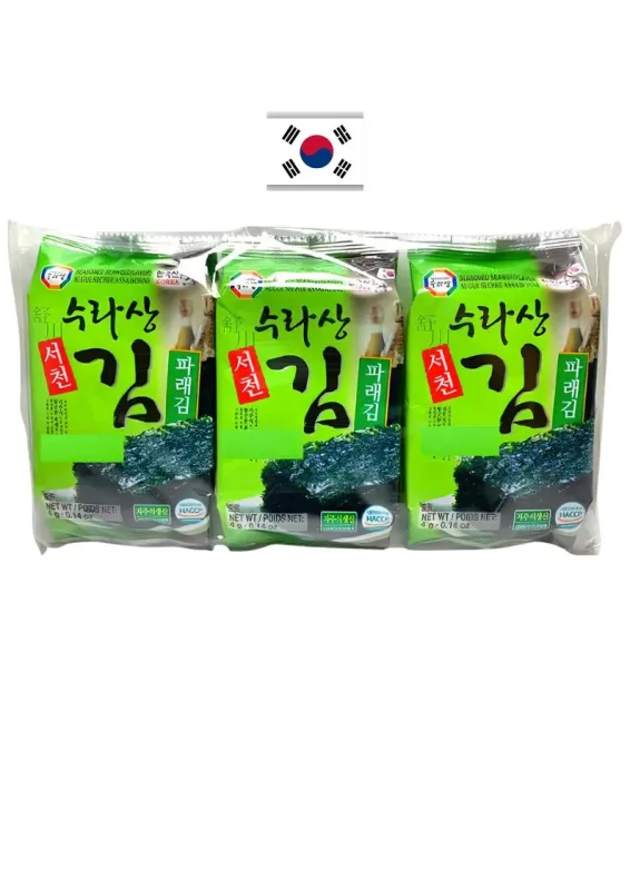 WANG AJINORI PAREKIM 3Px4g HN - Alga marinha temperada ajinori parekim. Origem: Coréia do Sul