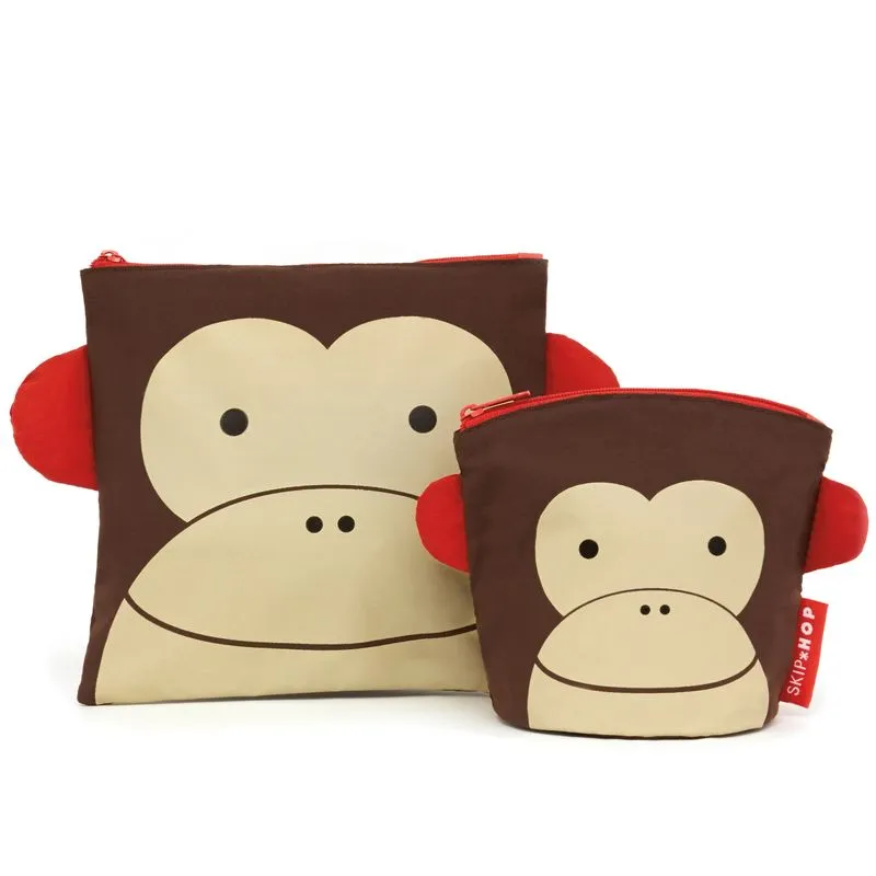 Saquinhos de Lanche Zoo Macaco Skip Hop
