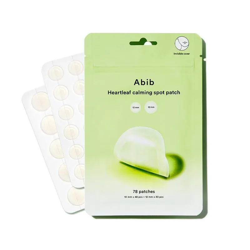 Spot Patch Abib Heartleaf Calming 78 Adesivos De 2 Tamanhos