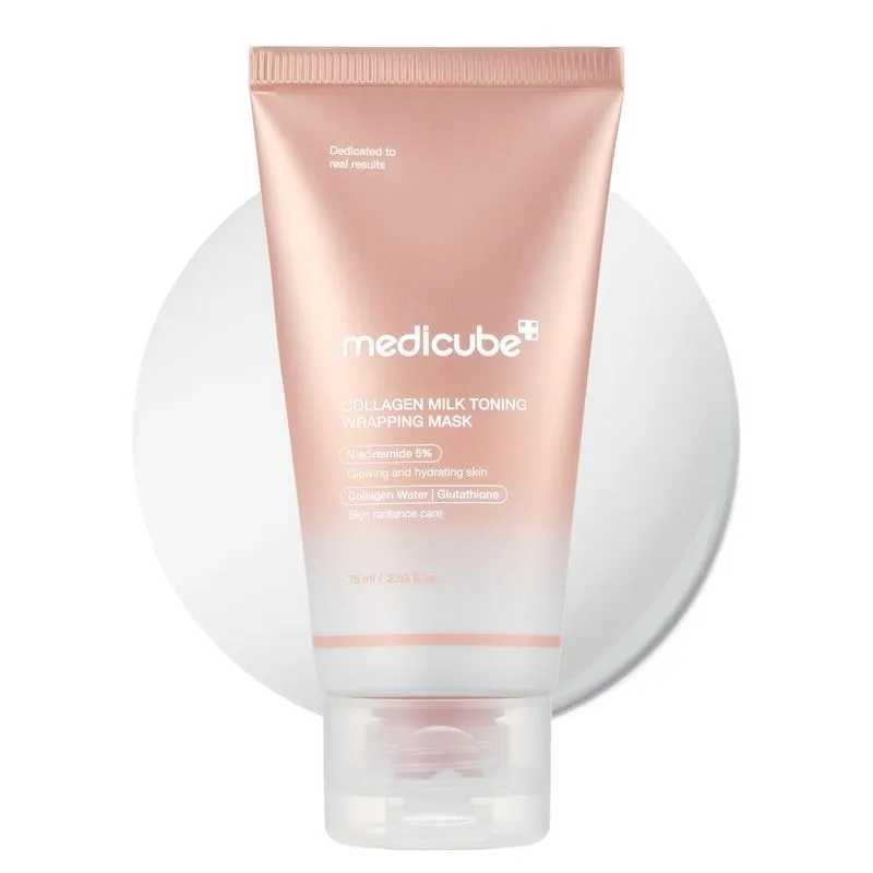 Máscara Peel Off Medicube Wrapping Collagen Glazed Glow 75ml
