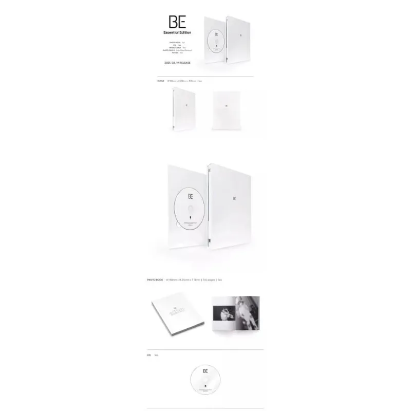 CD BTS - BE (Essential Edition) - Importado