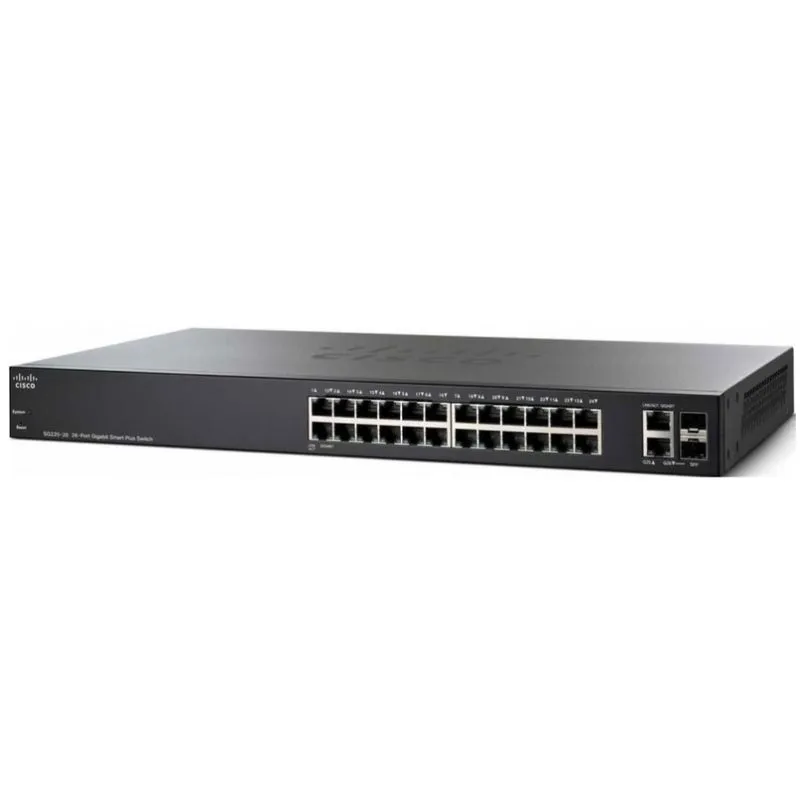 Switch 26 Portas Gerenciável - 10/100/1000 2-SFP POE CISCO - SG220-26P-K9-BR