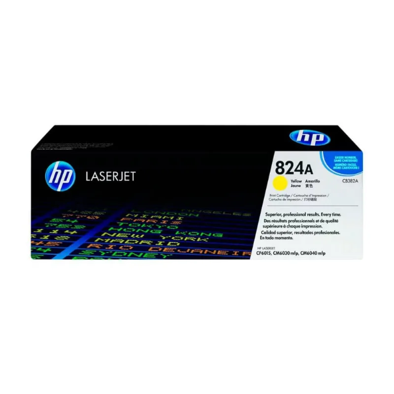 Toner hp 824A CB382A Amarelo CP6015 CM6030 CM6040 Original 21k