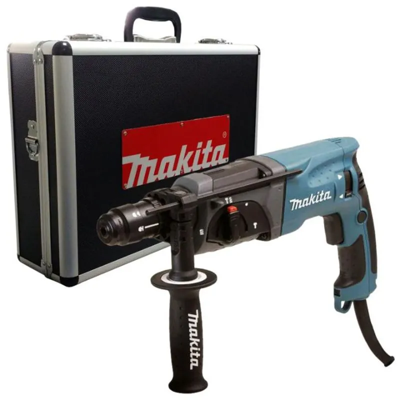 Martelete Sds-plus 800w (110v) / 780w (220v) 2,6kg Hr2470x2 Rompedor C/ Maleta De Alumínio Makita